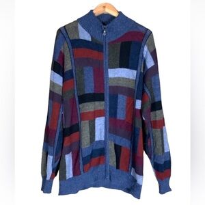 Alpandina 100% baby alpaca cardigan sweater Made in Peru